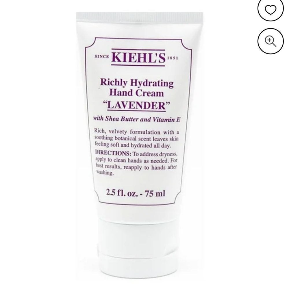 Kiehl's - Hydrating Hand Cream - Lavender - NWT